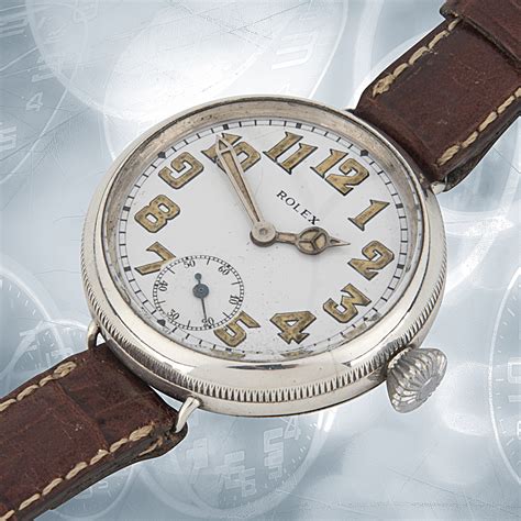 rolex ww1 trench watch|1914 rolex silver ww1 watch.